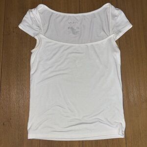 Wild Fable White Short Sleeve Top